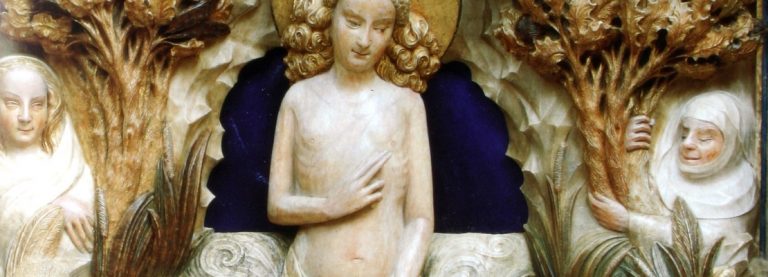 TECLA GETTATA NUDA TRA LE BELVE