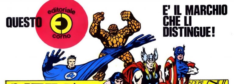 L’EDITORIALE CORNO LANCIA LA MARVEL