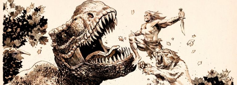 CAVERNICOLI E DINOSAURI NEI FUMETTI