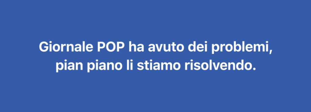 ECCOCI DI NUOVO!