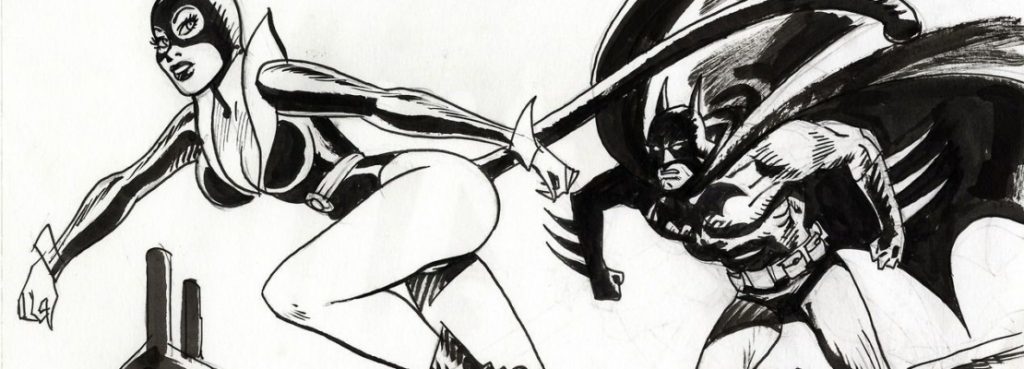 IL BATMAN NOIR E STILIZZATO IN BIANCO E NERO