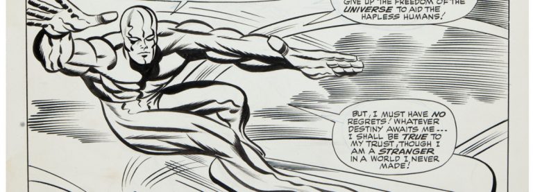 SILVER SURFER, L’ARALDO DI KIRBY CORRETTO DA LEE