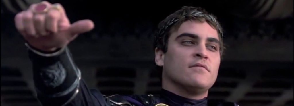 I ROMANI NON ABBASSAVANO IL POLLICE